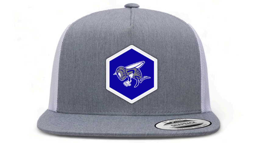 LIMITED EDITION Holmdel TD Custom HORNETS PVC Patch Trucker Hat