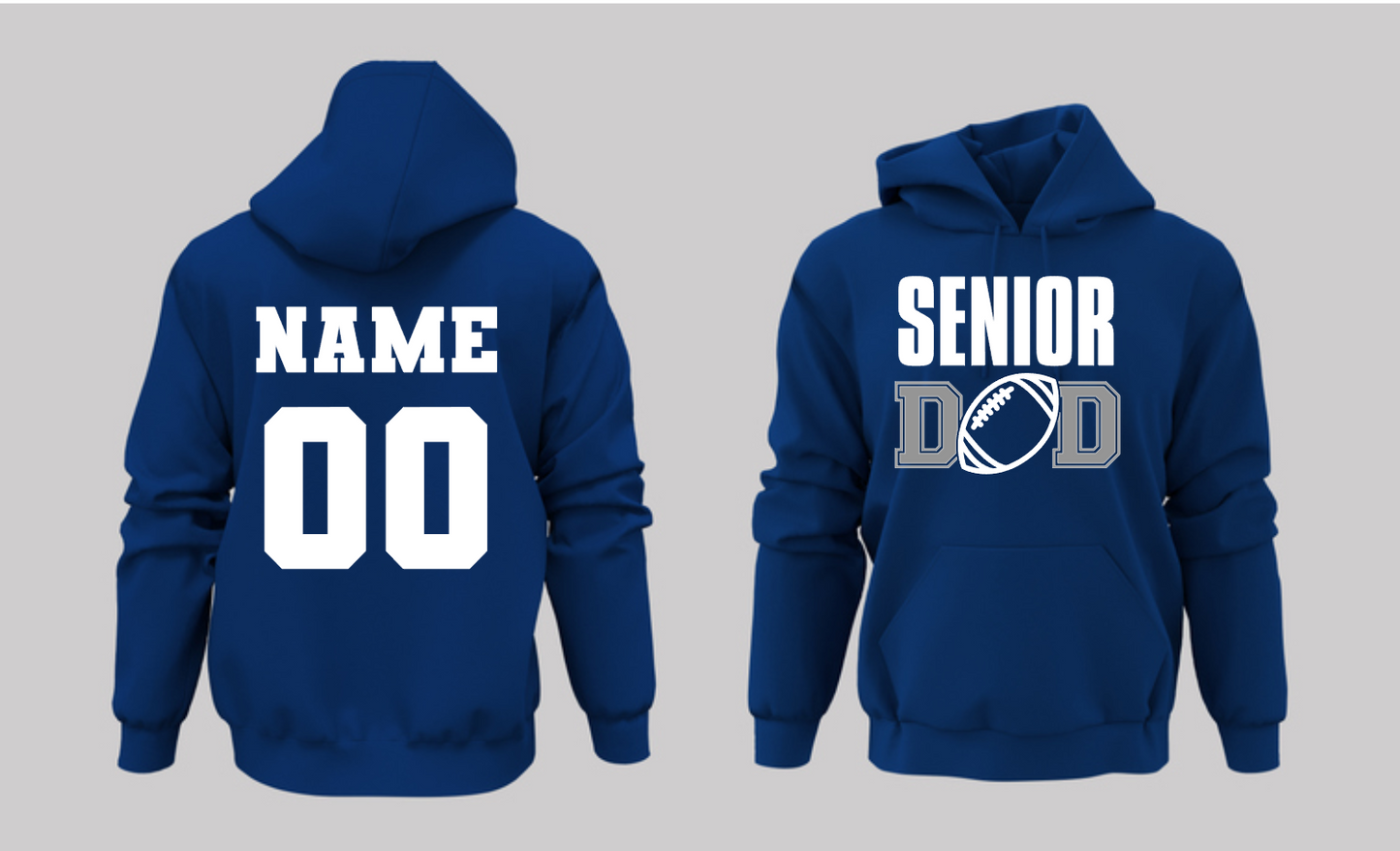 Senior DAD Football Hoodie