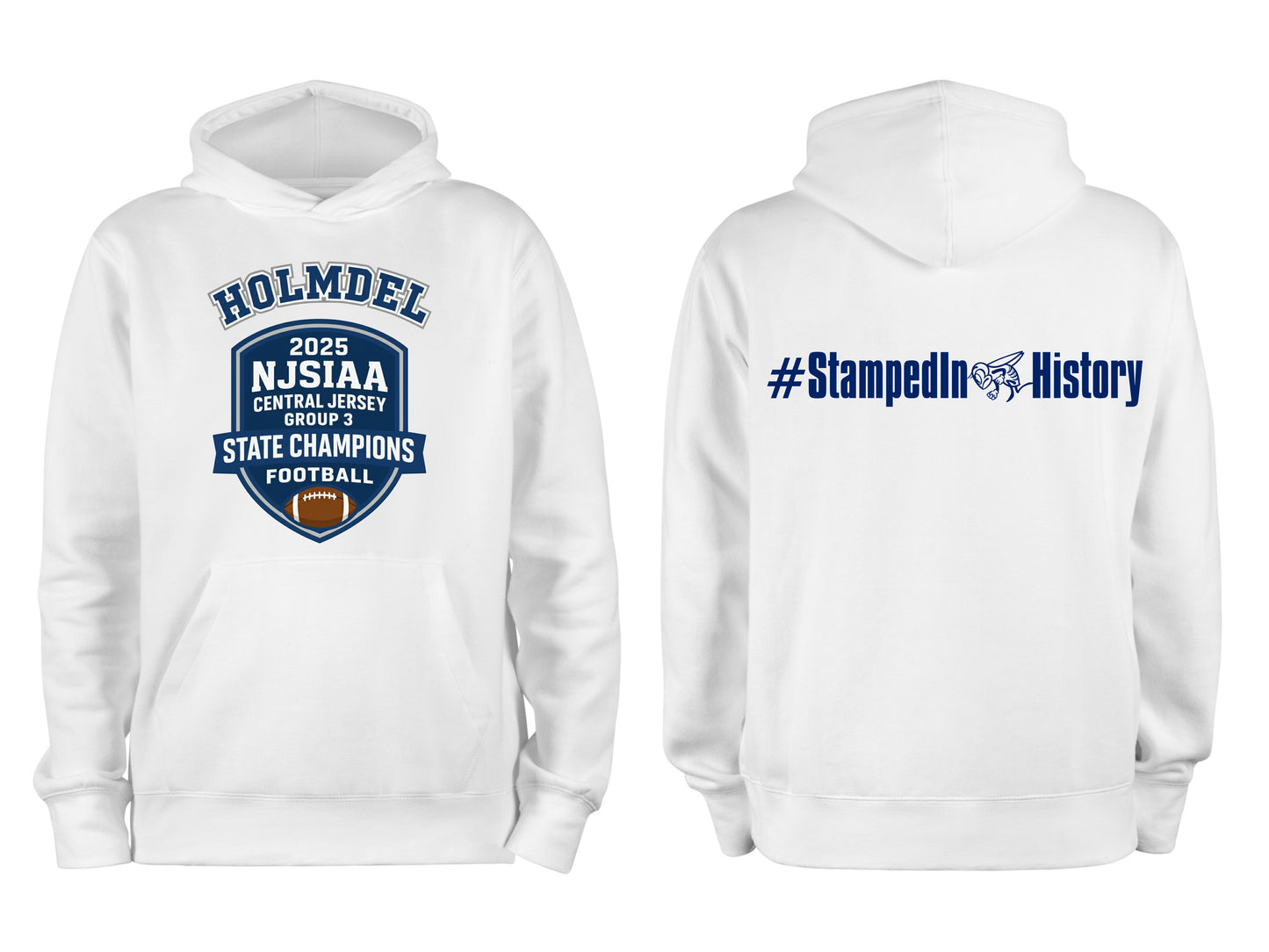 HOLMDEL FOOTBALL Group 3 STATE CHAMPS Hoodie