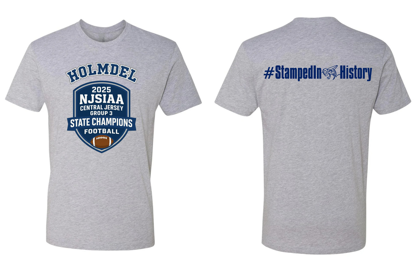 HOLMDEL FOOTBALL Group 3 STATE CHAMPS T-shirt